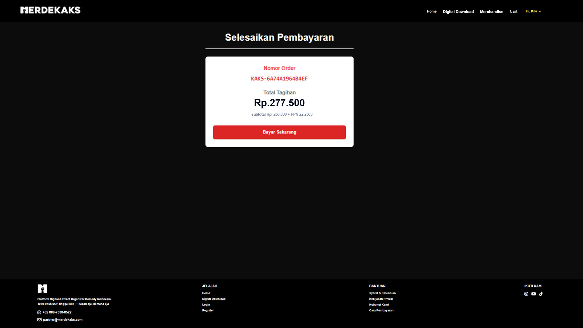 Pilih Metode Pembayaran